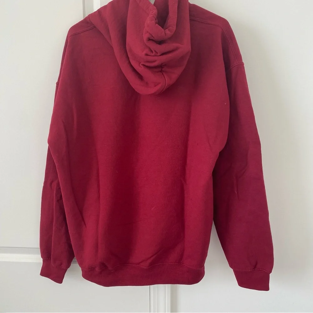 Alaska Hoodie Dark Red Sz Large Outdoor Nature - Picture 3 of 4